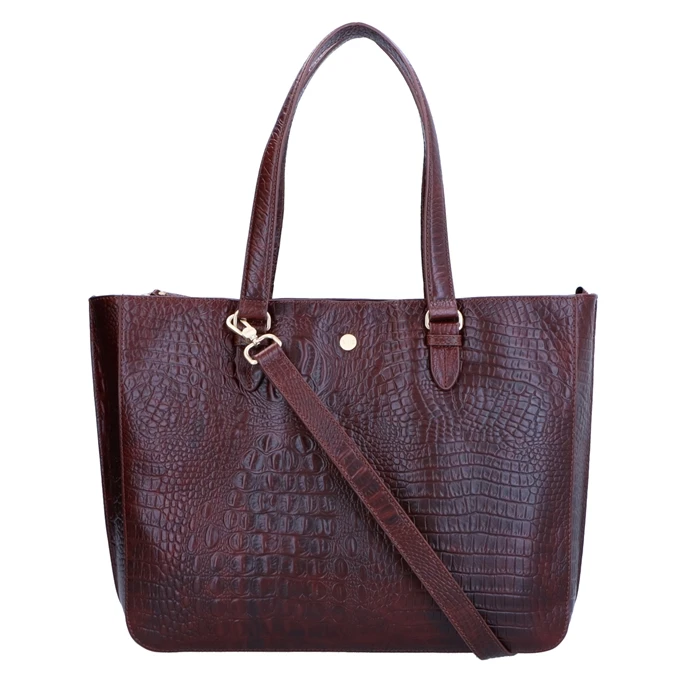 FMME. Caithy 15.6 Workingbag Croco Brown 3 FMME. Caithy 15.6 Workingbag Croco Brown