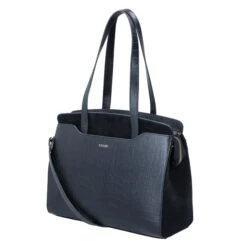 LouLou Essentiels 04Laptopbag Classy Croc Black -Reisopslagwinkel image 10083