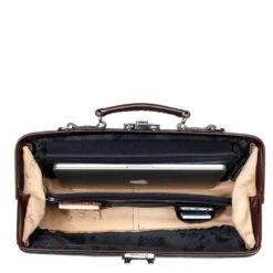 Mutsaers The Classic Aktetas 15'' Bruin Croco -Reisopslagwinkel image 10110