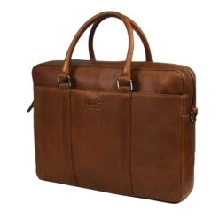 DSTRCT Premium Collection Laptopbag 15,6" Cognac -Reisopslagwinkel image 10136