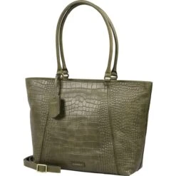 Burkely Cool Colbie Wide Tote 15,6" Green -Reisopslagwinkel image 10171