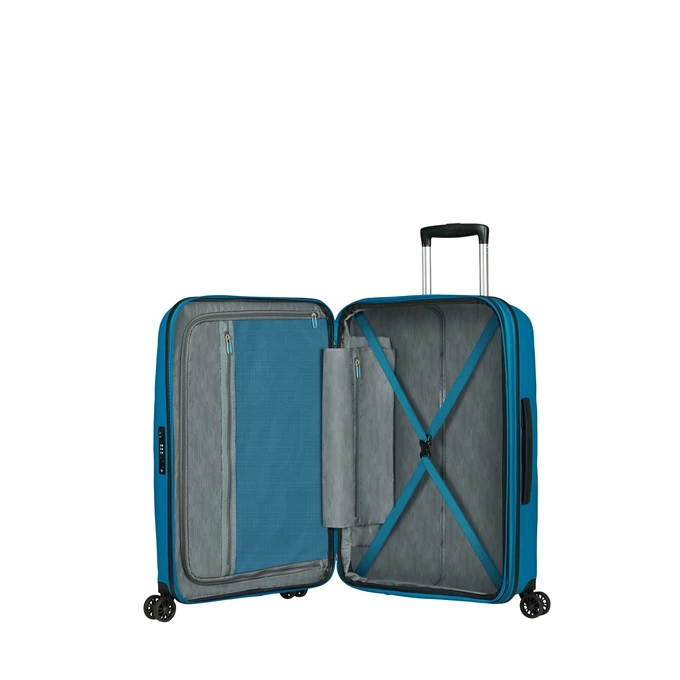 American Tourister Bon Air DLX Spinner 66 Expandable Seaport Blue 11 American Tourister Bon Air DLX Spinner 66 Expandable Seaport Blue - Afbeelding 9
