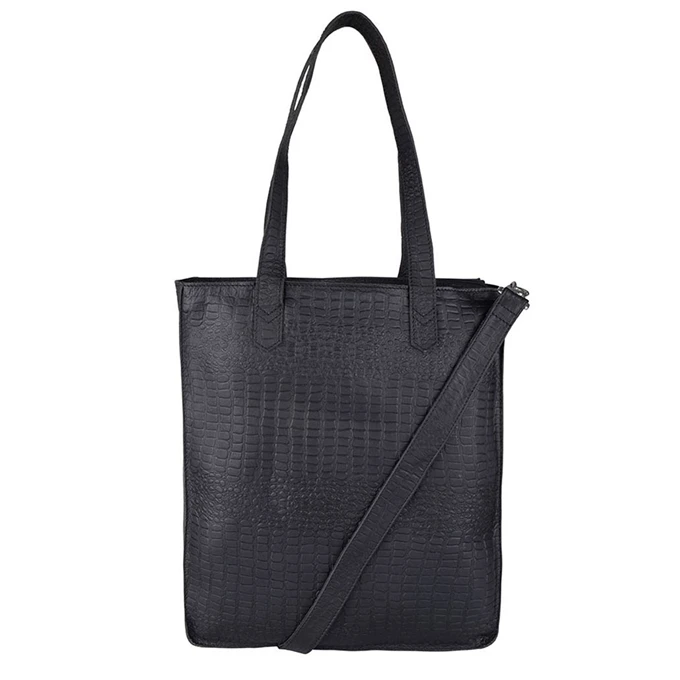 Cowboysbag Laptop Bag Buckley 13 Inch Croco Black 3 Cowboysbag Laptop Bag Buckley 13 Inch Croco Black