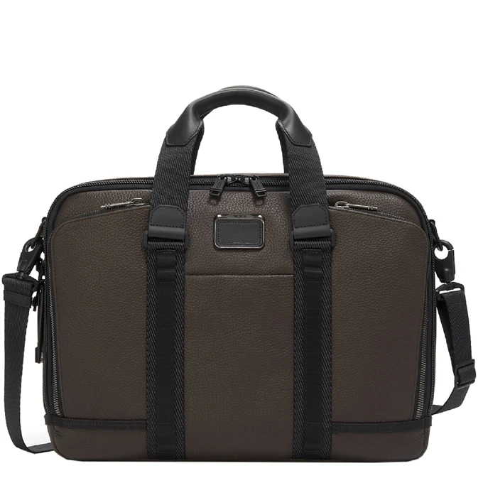 Tumi Alpha Bravo Albany Advanced Brief Dark Brown 3 Tumi Alpha Bravo Albany Advanced Brief Dark Brown