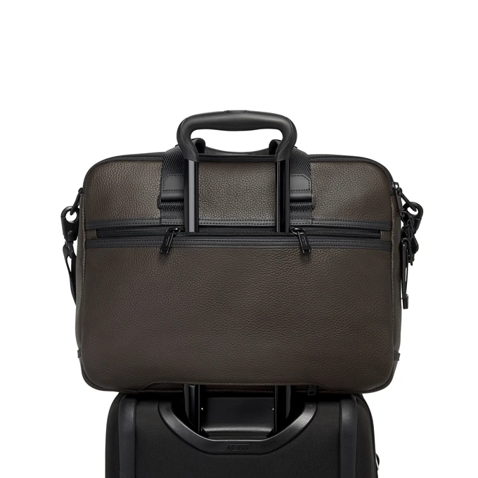 Tumi Alpha Bravo Albany Advanced Brief Dark Brown 8 Tumi Alpha Bravo Albany Advanced Brief Dark Brown - Afbeelding 6