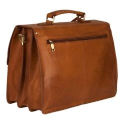 Burkely Vintage Dean Briefcase Cognac -Reisopslagwinkel image 10657
