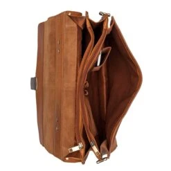 Burkely Vintage Dean Briefcase Cognac -Reisopslagwinkel image 10664