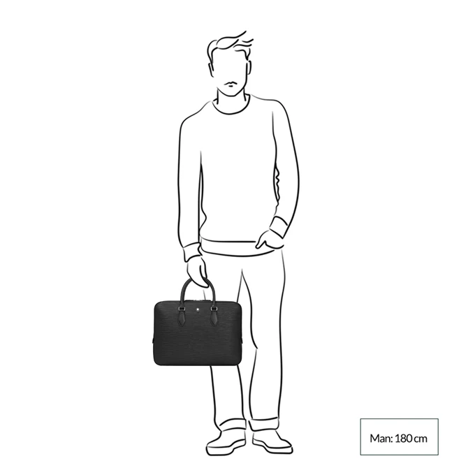 Montblanc Meisterstück 4810 Thin Document Case Black 4 Montblanc Meisterstück 4810 Thin Document Case Black - Afbeelding 2