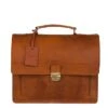 Burkely Scott Vintage Briefcase 2 Compartment Cognac -Reisopslagwinkel image 10739