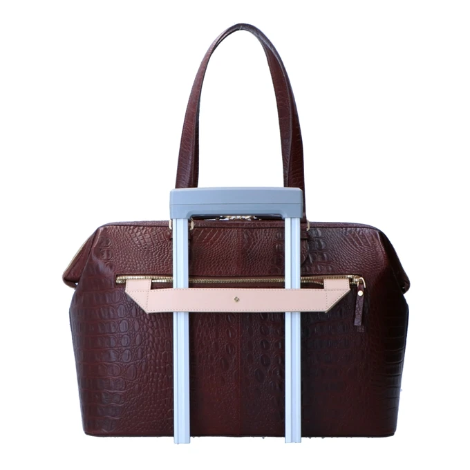 FMME. Christy 15.6 Croco Brown 7 FMME. Christy 15.6 Croco Brown - Afbeelding 5