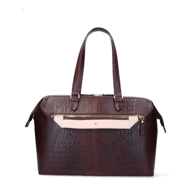 FMME. Christy 15.6 Croco Brown 13 FMME. Christy 15.6 Croco Brown - Afbeelding 11