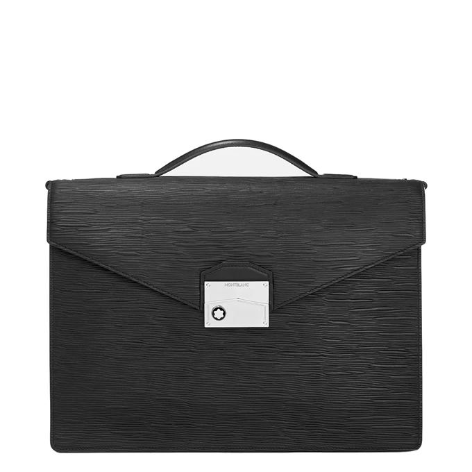 Montblanc Meisterstück 4810 Medium Briefcase Black 3 Montblanc Meisterstück 4810 Medium Briefcase Black