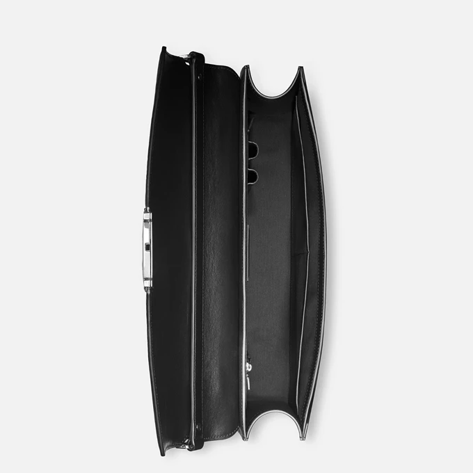 Montblanc Meisterstück 4810 Medium Briefcase Black 7 Montblanc Meisterstück 4810 Medium Briefcase Black - Afbeelding 5