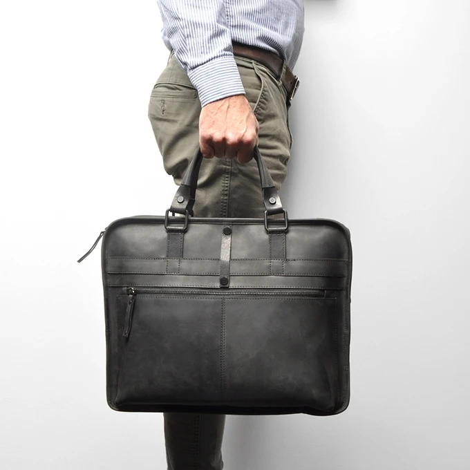 Berba Barbarossa Laptoptas 15" Black 4 Berba Barbarossa Laptoptas 15" Black - Afbeelding 2