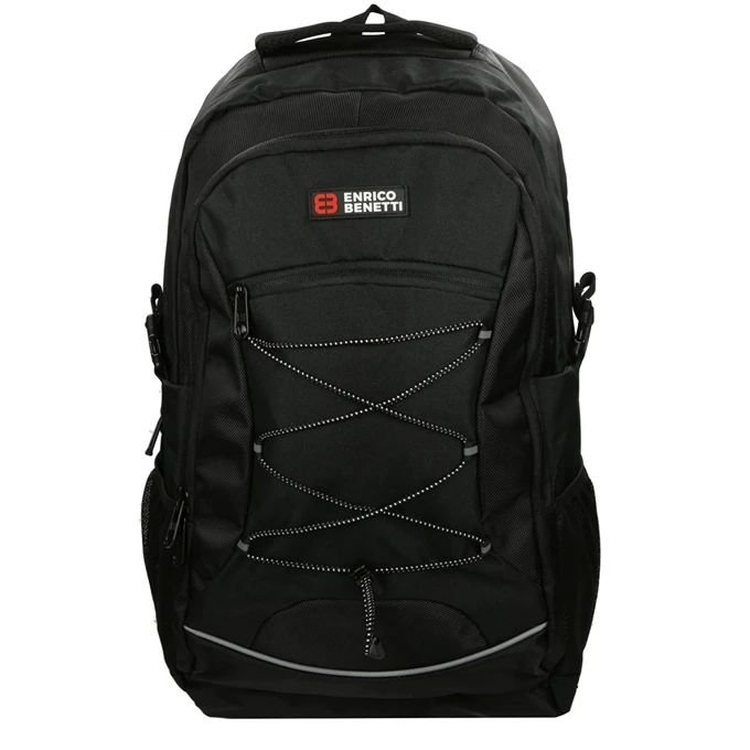 Enrico Benetti Yellow Stone 17'' Laptop Rugzak Zwart 3 Enrico Benetti Yellow Stone 17'' Laptop Rugzak Zwart