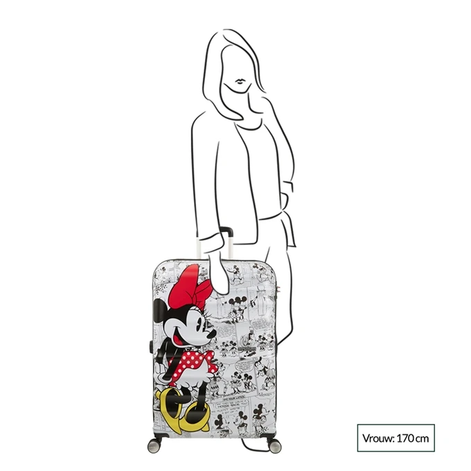 American Tourister Wavebreaker Disney Spinner 77 Mickey Future Pop 4 American Tourister Wavebreaker Disney Spinner 77 Mickey Future Pop - Afbeelding 2