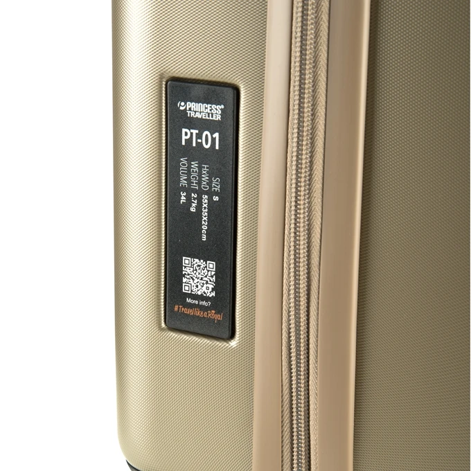 Princess Traveller PT-01 Deluxe Medium Trolley Pristine Bronze 7 Princess Traveller PT-01 Deluxe Medium Trolley Pristine Bronze - Afbeelding 5