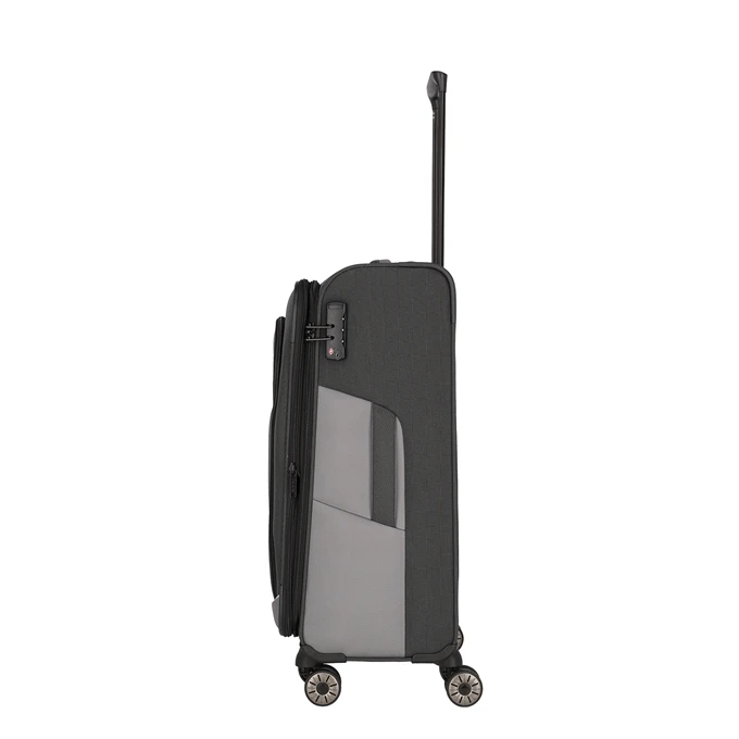 Travelite Viia 4 Wheel Trolley M Expandable Anthracite 6 Travelite Viia 4 Wheel Trolley M Expandable Anthracite - Afbeelding 4