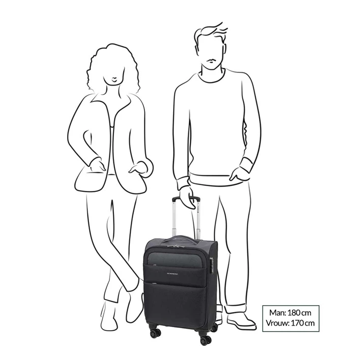 Gabol Cloud Cabin Trolley 55 Blue 4 Gabol Cloud Cabin Trolley 55 Blue - Afbeelding 2