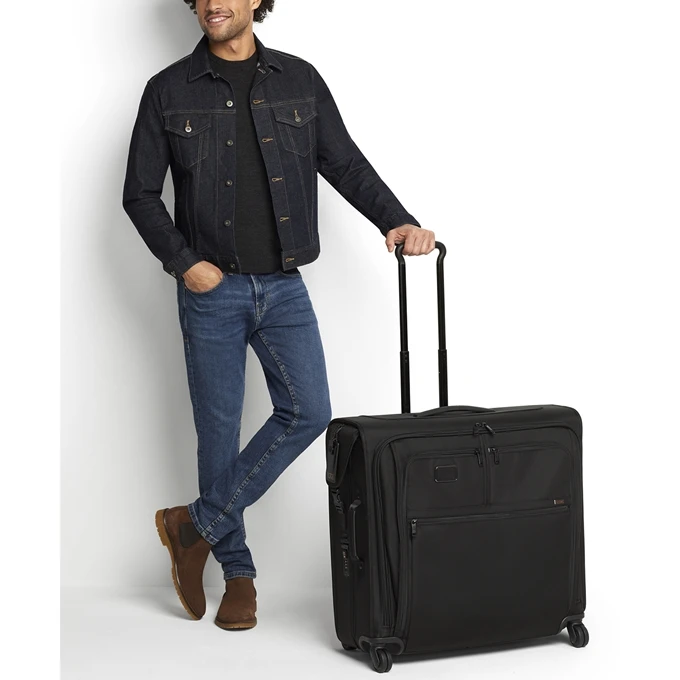 Tumi Alpha Extended Trip 4 Wheel Garment Bag Black 4 Tumi Alpha Extended Trip 4 Wheel Garment Bag Black - Afbeelding 2