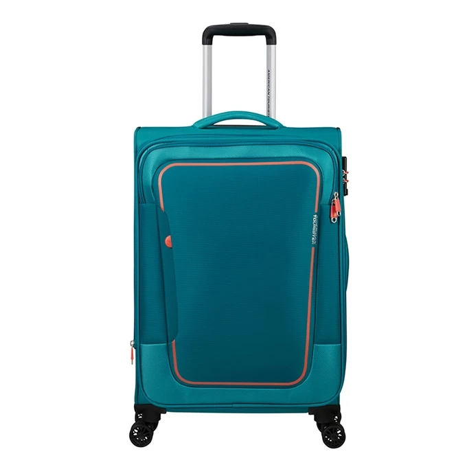 American Tourister Pulsonic Spinner 68 EXP Stone Teal 3 American Tourister Pulsonic Spinner 68 EXP Stone Teal