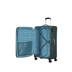 American Tourister Pulsonic Spinner 81 EXP Dark Forest -Reisopslagwinkel image 1731