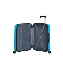 American Tourister Air Move Spinner 75 Peace Blue -Reisopslagwinkel image 182
