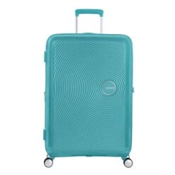 American Tourister Soundbox Spinner 77 Expandable Turquoise Tonic