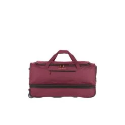 Travelite Basics Wheeled Duffle 70 Expandable Dark Red 11 Travelite Basics Wheeled Duffle 70 Expandable Dark Red -Reisopslagwinkel image 2088