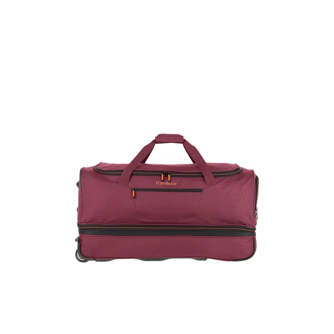 Travelite Basics Wheeled Duffle 70 Expandable Dark Red 6 Travelite Basics Wheeled Duffle 70 Expandable Dark Red - Afbeelding 4