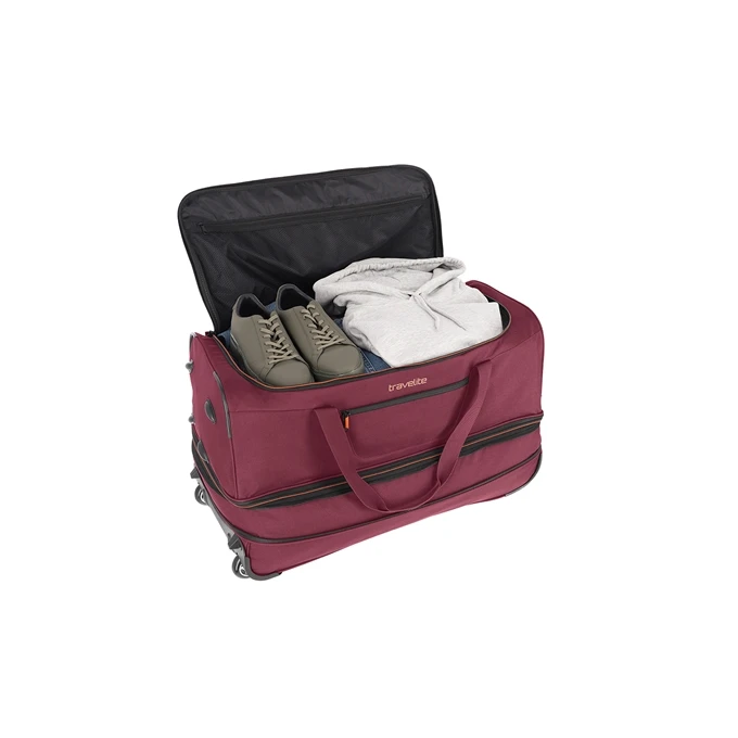 Travelite Basics Wheeled Duffle 70 Expandable Dark Red 7 Travelite Basics Wheeled Duffle 70 Expandable Dark Red - Afbeelding 5
