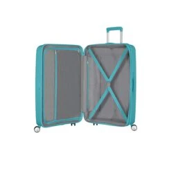 American Tourister Soundbox Spinner 77 Expandable Turquoise Tonic -Reisopslagwinkel image 209
