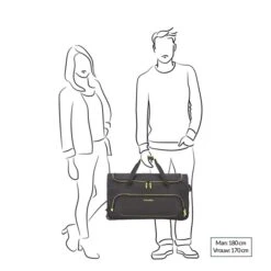 Travelite Basics Fresh Trolley Travel Bag 71 Black -Reisopslagwinkel image 2185