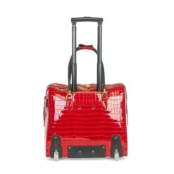 Olivia Lauren Alice Business Trolley Croco Rood -Reisopslagwinkel image 2189
