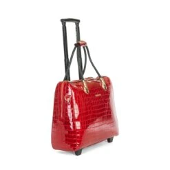Olivia Lauren Alice Business Trolley Croco Rood -Reisopslagwinkel image 2190