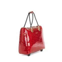 Olivia Lauren Alice Business Trolley Croco Rood -Reisopslagwinkel image 2193