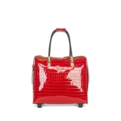 Olivia Lauren Alice Business Trolley Croco Rood -Reisopslagwinkel image 2194