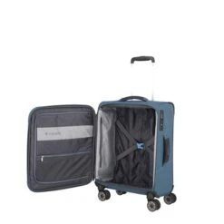 Travelite Skaii 4 Wheel Trolley S Blue -Reisopslagwinkel image 2220