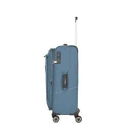 Travelite Skaii 4 Wheel Trolley M Expandable Blue -Reisopslagwinkel image 2334