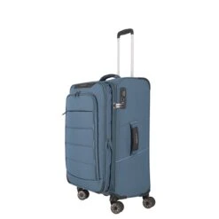 Travelite Skaii 4 Wheel Trolley M Expandable Blue -Reisopslagwinkel image 2337