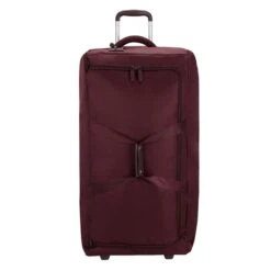 Lipault Foldable Plume Duffle/Wheels Bordeaux