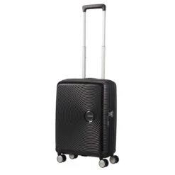 American Tourister Soundbox Spinner 55 Expandable Bass Black -Reisopslagwinkel image 240