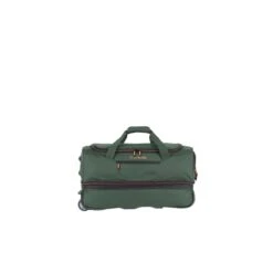Travelite Basics Wheeled Duffle 55 Expandable Dark Green -Reisopslagwinkel image 2402