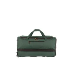 Travelite Basics Wheeled Duffle 70 Expandable Dark Green -Reisopslagwinkel image 2445