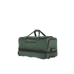 Travelite Basics Wheeled Duffle 70 Expandable Dark Green -Reisopslagwinkel image 2446