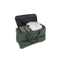 Travelite Basics Wheeled Duffle 70 Expandable Dark Green -Reisopslagwinkel image 2447