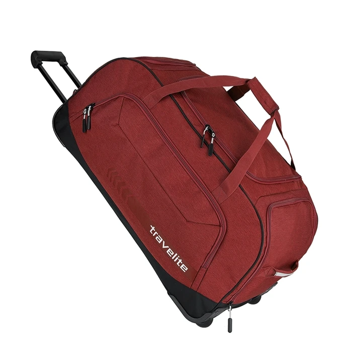 Travelite Kick Off Wheeled Duffle Red 3 Travelite Kick Off Wheeled Duffle Red