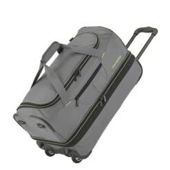 Travelite Basics Wheeled Duffle 55 Expandable Grey -Reisopslagwinkel image 2540