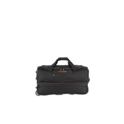 Travelite Basics Wheeled Duffle 55 Expandable Black -Reisopslagwinkel image 2552