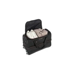 Travelite Basics Wheeled Duffle 55 Expandable Black -Reisopslagwinkel image 2553